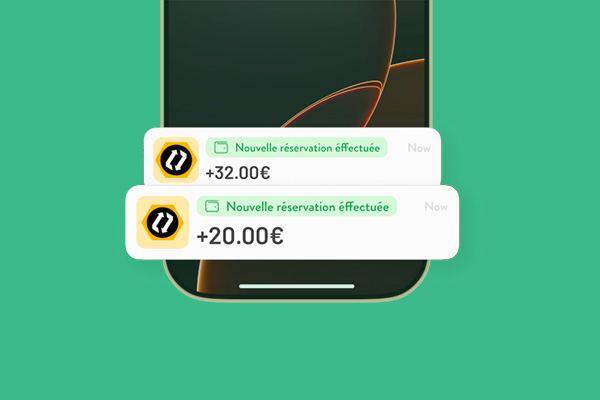 Notification de paiement reçu